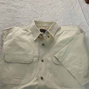 Field & Stream Short-Sleeve Utility Shirt Jacket in Khaki